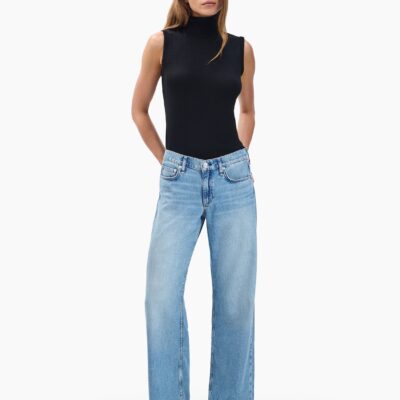 Saige Ankle Relaxed Straight Jeans