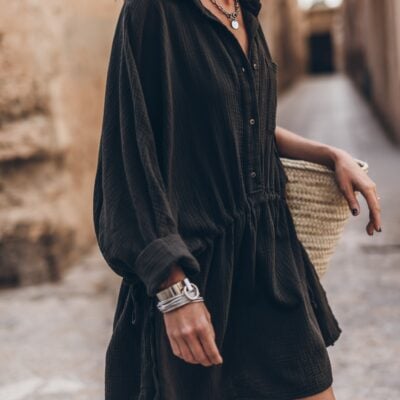 The Black Original Shirt Dress