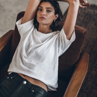 The Off White Dry Cotton Vintage T-Shirt