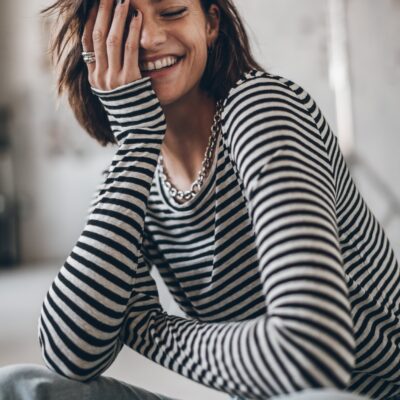 The Striped Thin Linen Longsleeve
