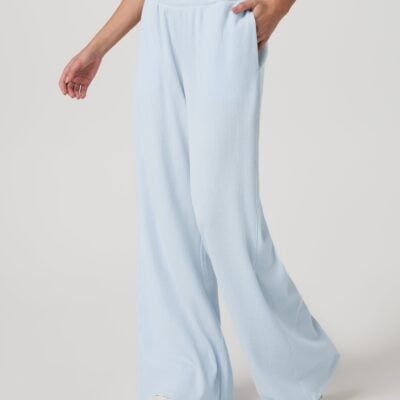 Waffle Wideleg Pant