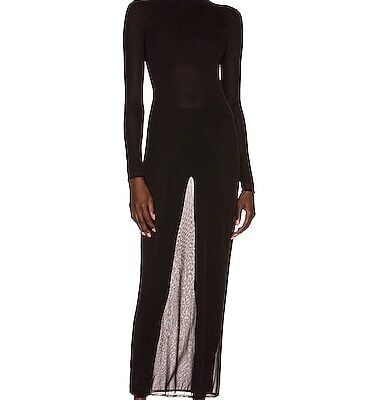 ALAÏA Long Turtleneck Dress