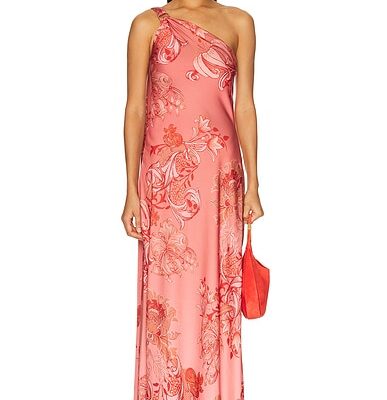 HEMANT AND NANDITA One Shoulder Sash Dress