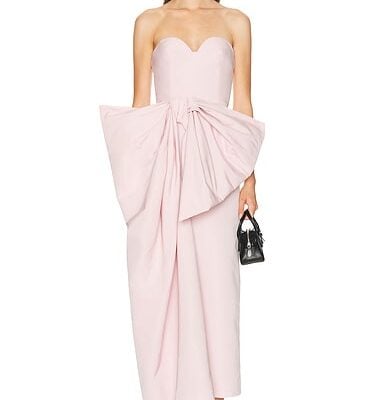 Givenchy Long Bustier Bow Dress
