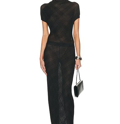 Jean Paul Gaultier Stripes Bias Long Dress