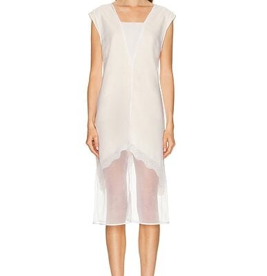 Jil Sander V Neck Dress