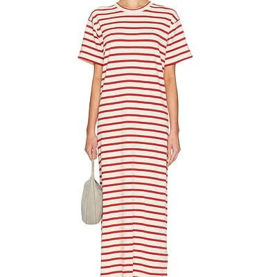 Jil Sander Short Sleeve Maxi Dress