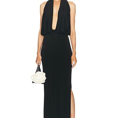 Magda Butrym Plunge Halter Dress