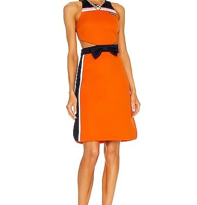 Miu Miu Intarsia Technical Jersey Dress