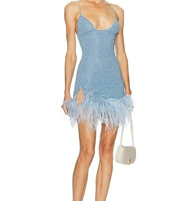 Oseree Lumiere Plumage Short Dress