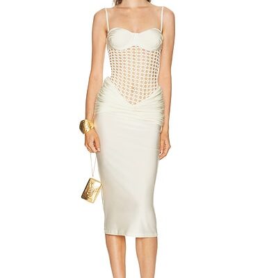 PatBO Selene Mesh Underwire Beach Dress