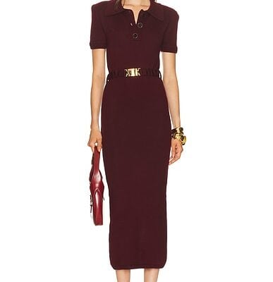 Rowen Rose Short Sleeve Long Dress