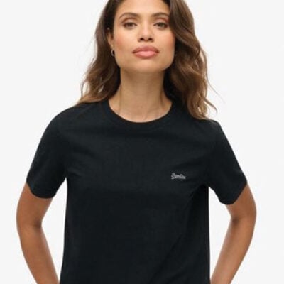 Essential Logo Emblem Tee | Black