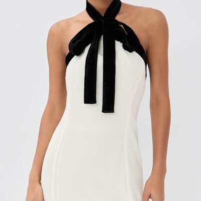 Neck Tie Jolie Mini Dress