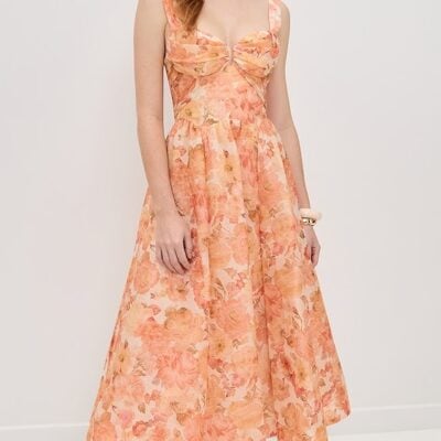 Rebellion Drape Midi Dress