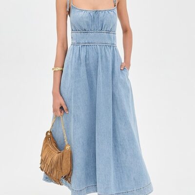Wanderlust Denim Picnic Dress