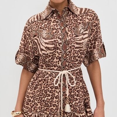 Wanderlust Lantern Mini Dress