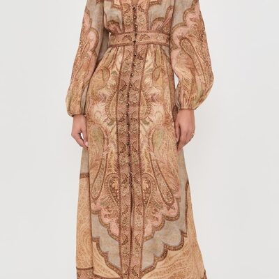 Wanderlust Plunge Midi Dress