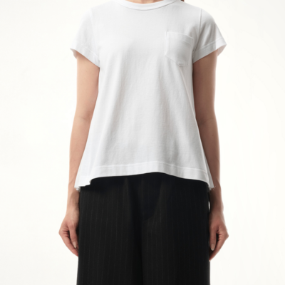 Sacai Cotton Poplin X Jersey T-Shirt