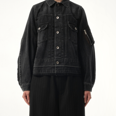 Sacai Denim Nylon Twill Jacket