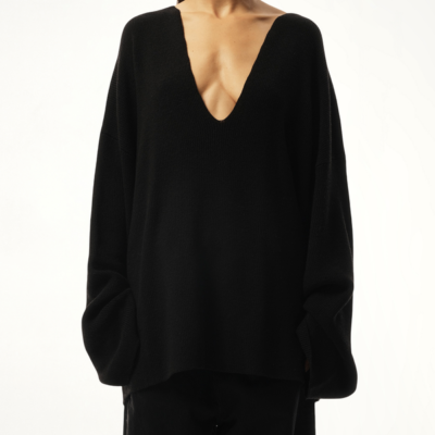 Entire Studios Dormer Knit Sweater in Black / Xs-s
