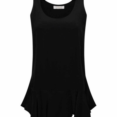 Chloe Sleeveless Top in Black / 34