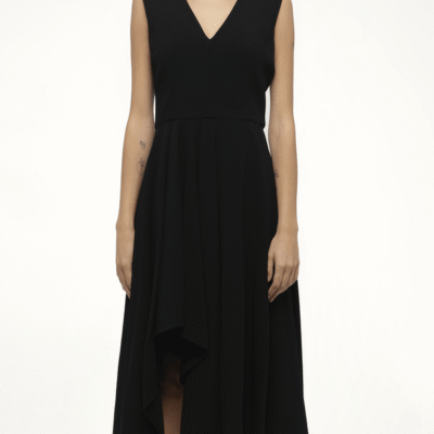 Alexander Mcqueen Amq - Crepe Dress in Black / 38