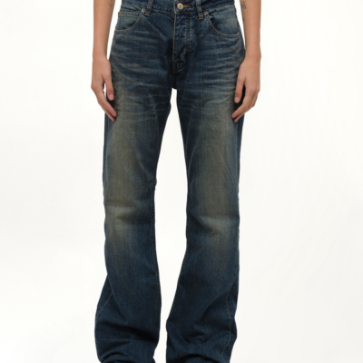 Balenciaga Straight Fit Denim Pants in Whiskers Blue / S