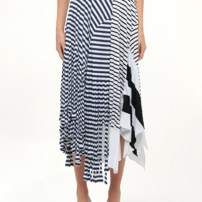 Loewe Stripe Jersey Skirt