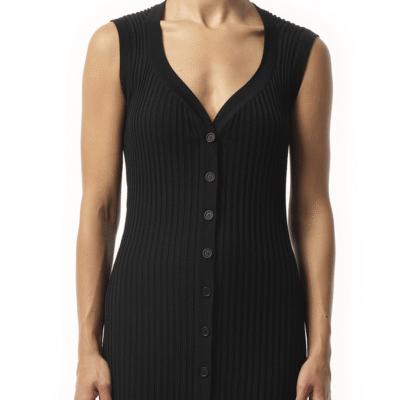 Givenchy Long Knit Dress in Black / Xs