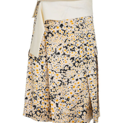 Celine Daisy Print Skirt in Multicolor Multicolour / 38