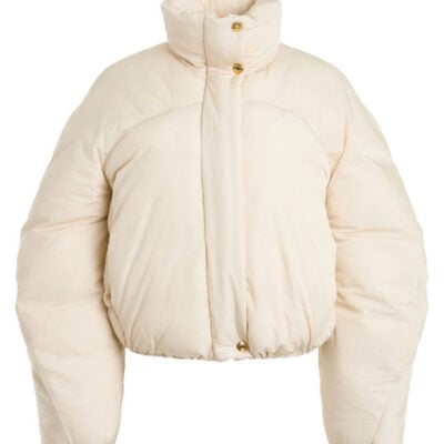 Jacquemus La Doudoune Courte Caraco Jacket in Off White / 34