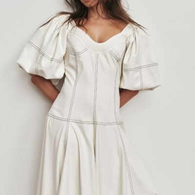 Aje Ether Puff Maxi Dress
