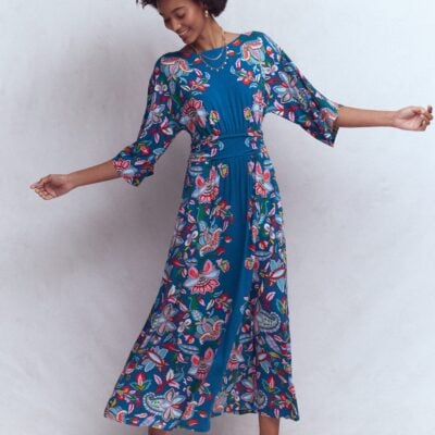 Boden Women's Imelda Kimono Jersey Dress