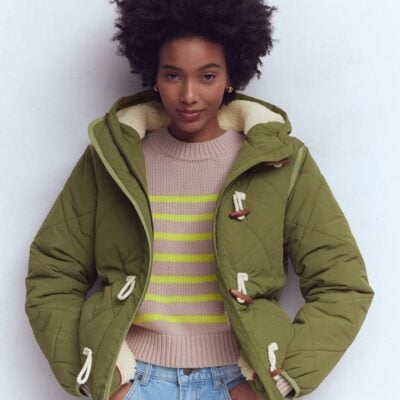 Boden Women's Duffle Quilted Parka Coat