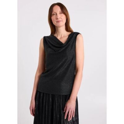 David Lawrence Lexah Foil Jersey Top