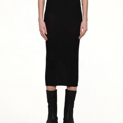 Rick Owens Calf Skirt Motivo in Black / Xs