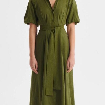 Morrison Victoria Shirt Dress — Chive