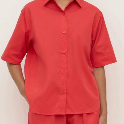 Assembly Label Joni Short Sleeve Shirt — Chilli