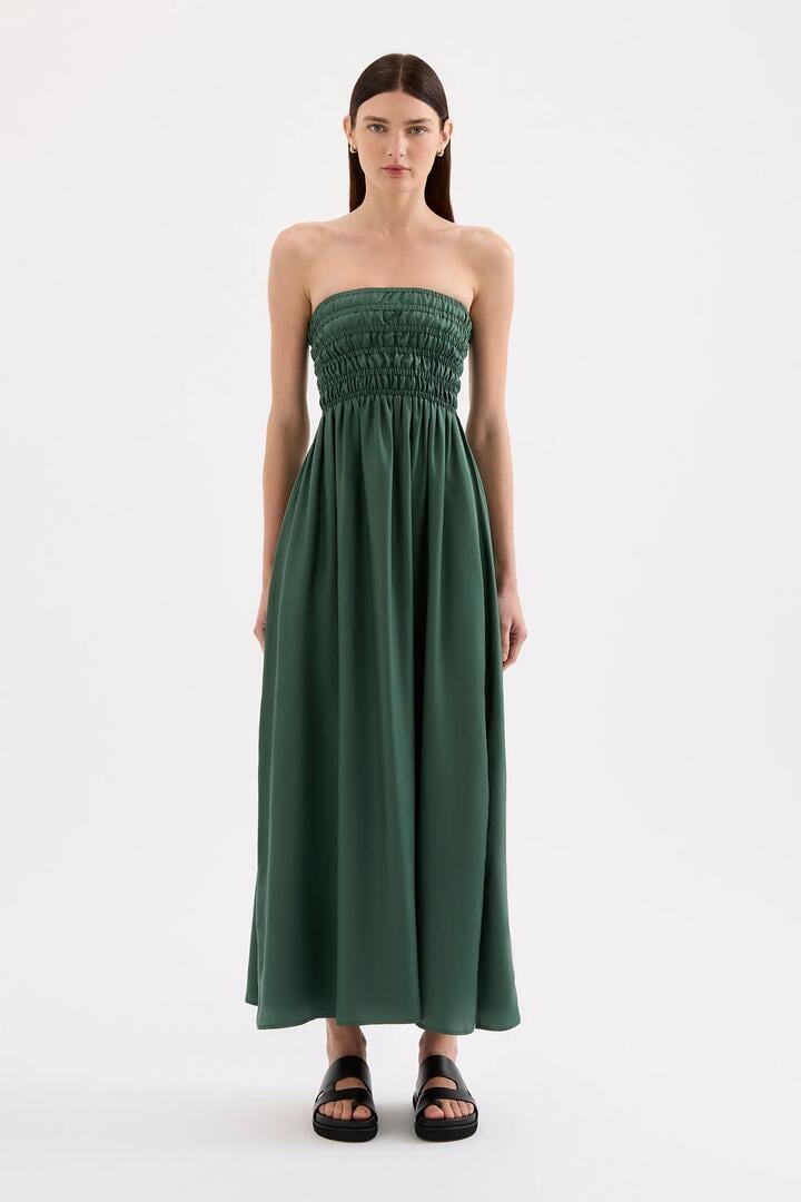 Zuri Tencel Maxi Dress - Green