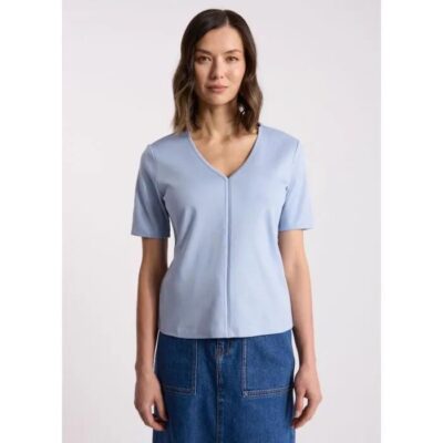 David Lawrence Jolyn Mercerised Cotton Tee