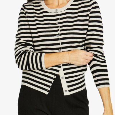 Jump Mono Stripe Cardi