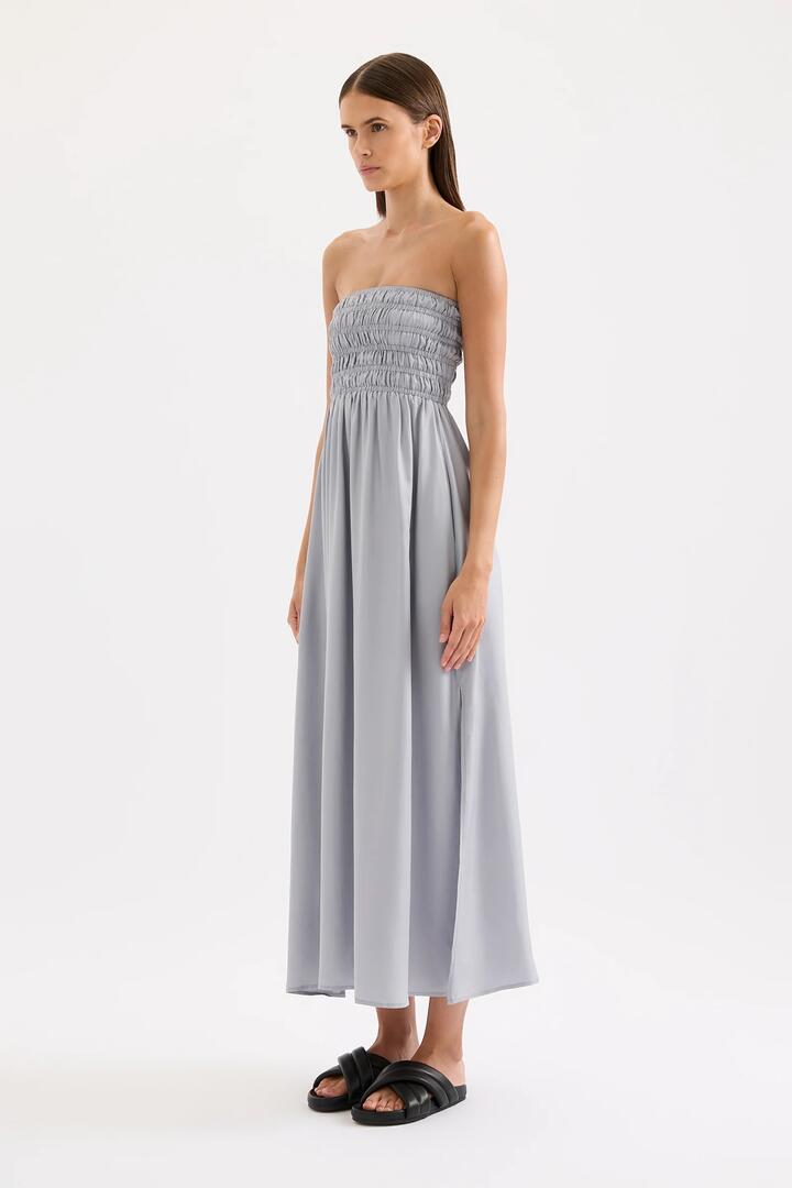Zuri Tencel Maxi Dress - Blue