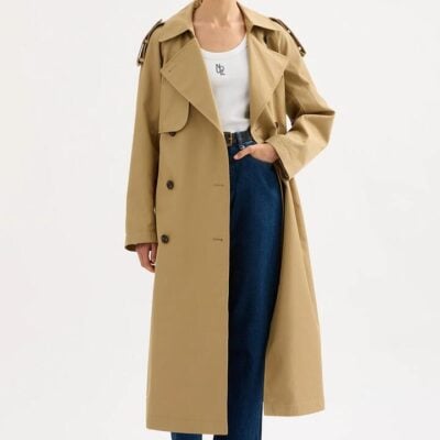Nude Lucy Kaiya Trench Cotton Brown