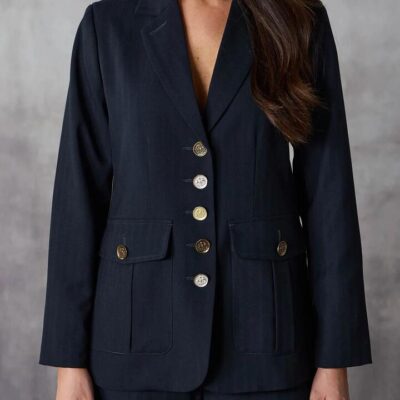Lania the Label Brigade Jacket — Navy a