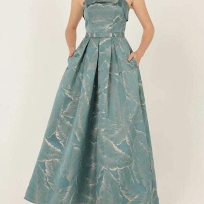 Sacha Drake Pty Ltd Sacha Drake Atelier Bolero & Gown Set — Blue Gold