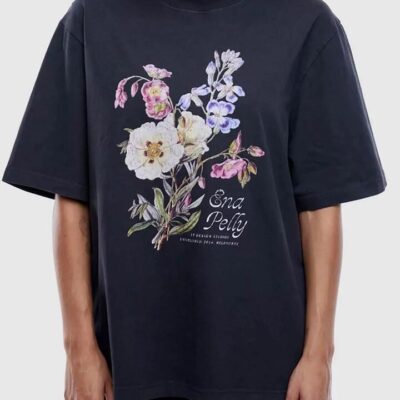 Ena Pelly Bouquet Tee — Vintage Black