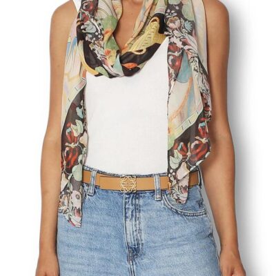 The Artist Label The Artists Label Folk Still Life Scarf — Print