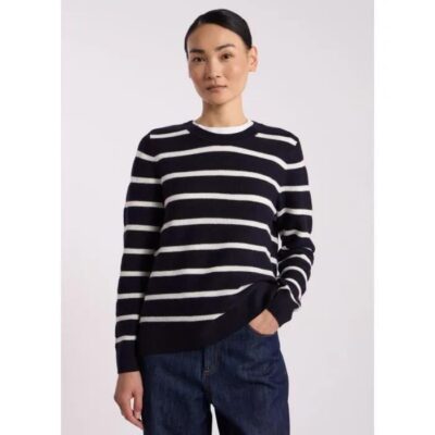 David Lawrence Rea Merino Stripe Knit