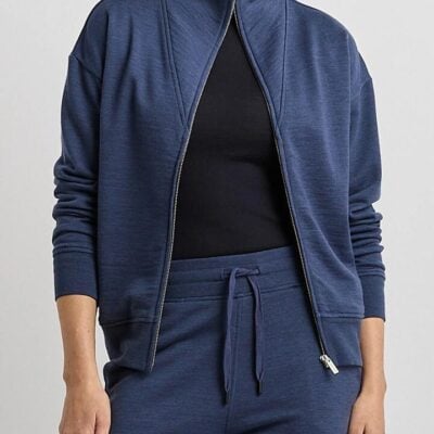 Toorallie Lounge Zip Jacket — Black